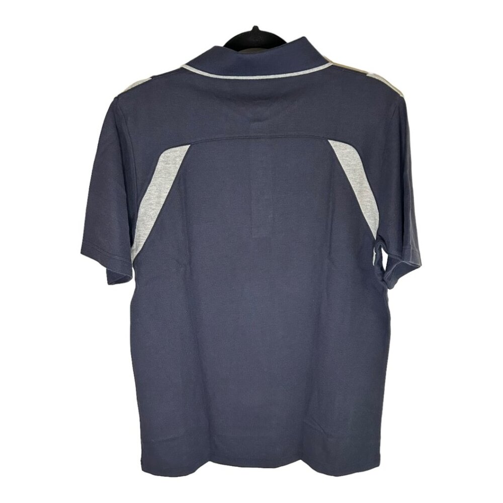 Devon & Jones Mens Sporty Navy Active Golf Polo Shirt Small (NWT) - Picture 3 of 4